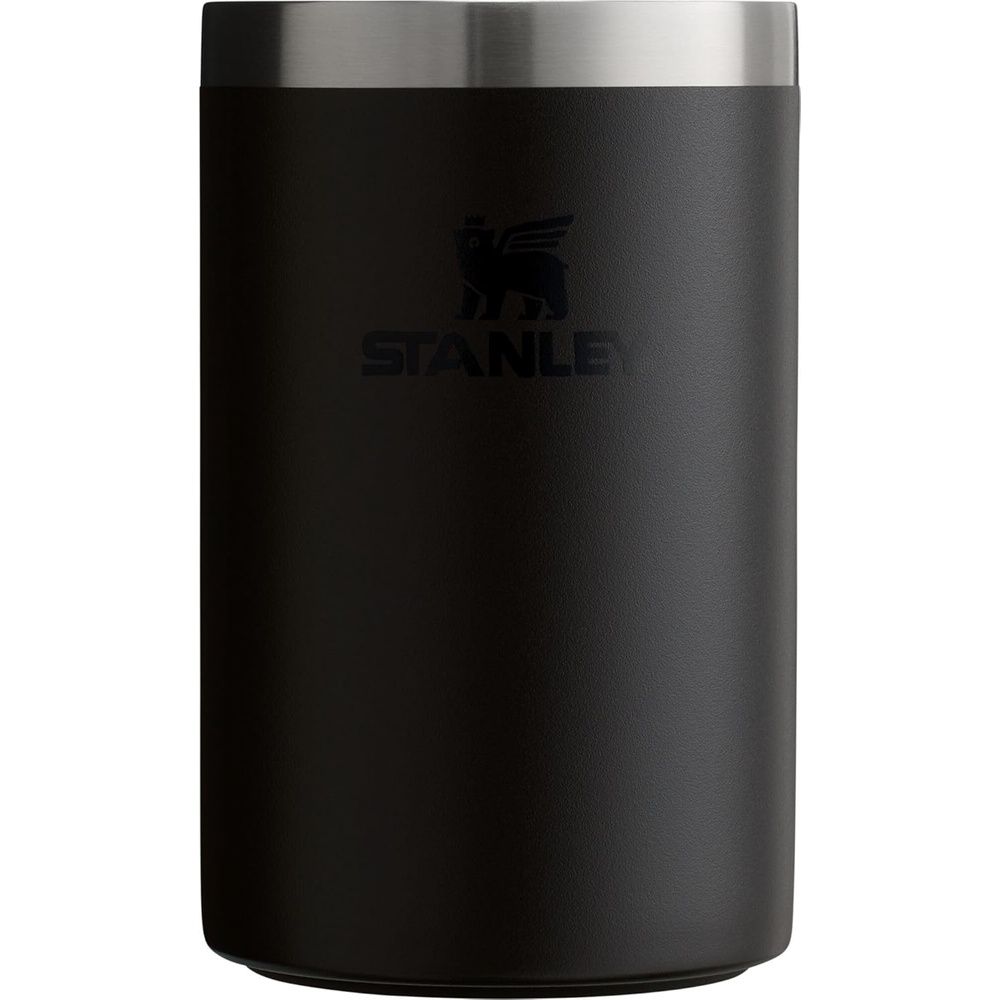 image:imageStanley Everyday Can Cooler Cup Beer Seltzers Soda and Energy Drinks Doubles as Tumbler Insulated Stainless Steel Drink Holder BPAFreeBlack 20