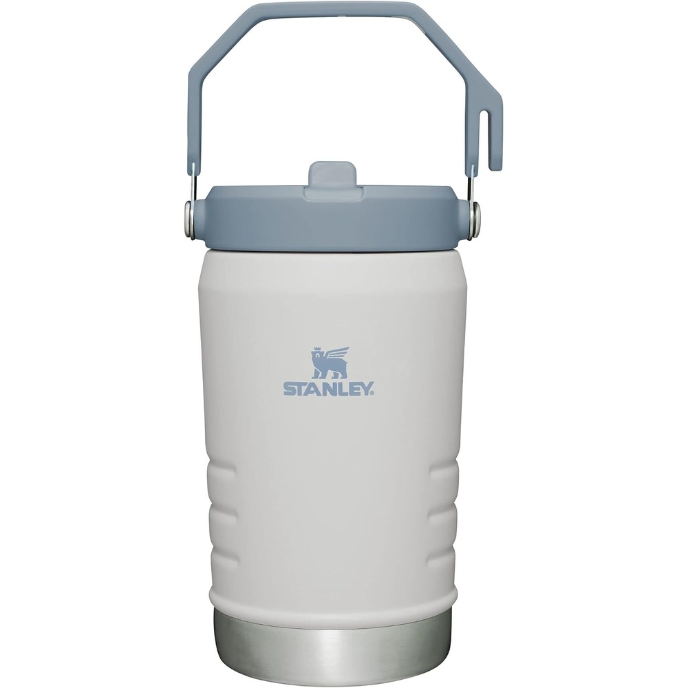 image:imageStanley IceFlow 20 Flip Straw Jug with Handle 64 oz Twist On Lid and Flip Up Straw Leakproof for Travel and Sports Insulated Stainless Steel BPAFree Dried PineFog