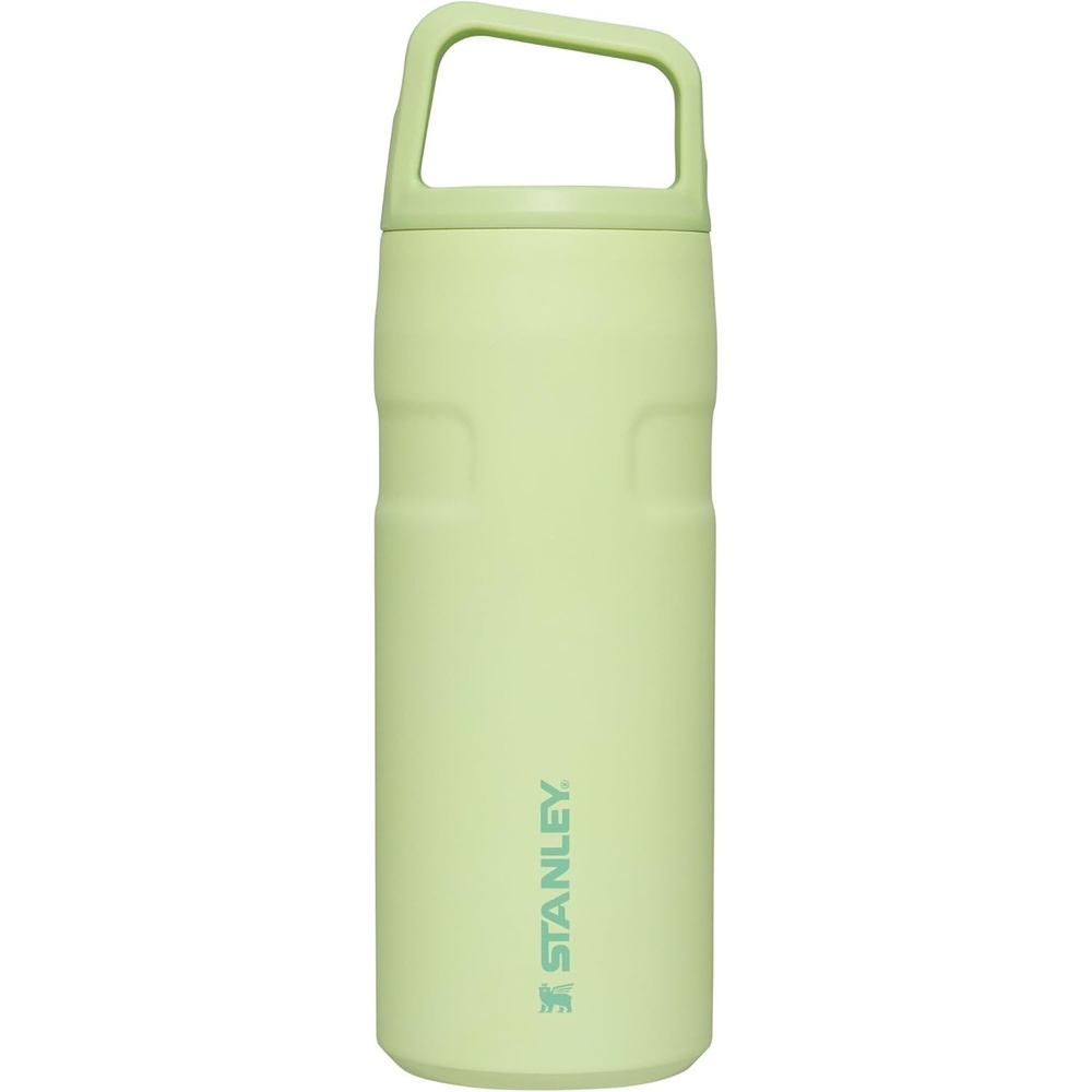 image:imageStanley IceFlow Cap and Carry Water Bottle Wide Mouth Twist Lid Lightweight amp Leakproof for Travel amp Sports Insulated Stainless Steel BPAFreeCitron