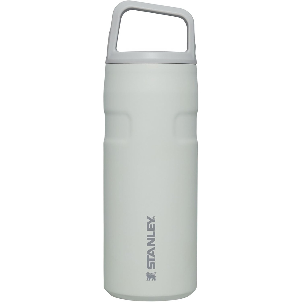 image:imageStanley IceFlow Cap and Carry Water Bottle Wide Mouth Twist Lid Lightweight amp Leakproof for Travel amp Sports Insulated Stainless Steel BPAFreeFog Glimmer