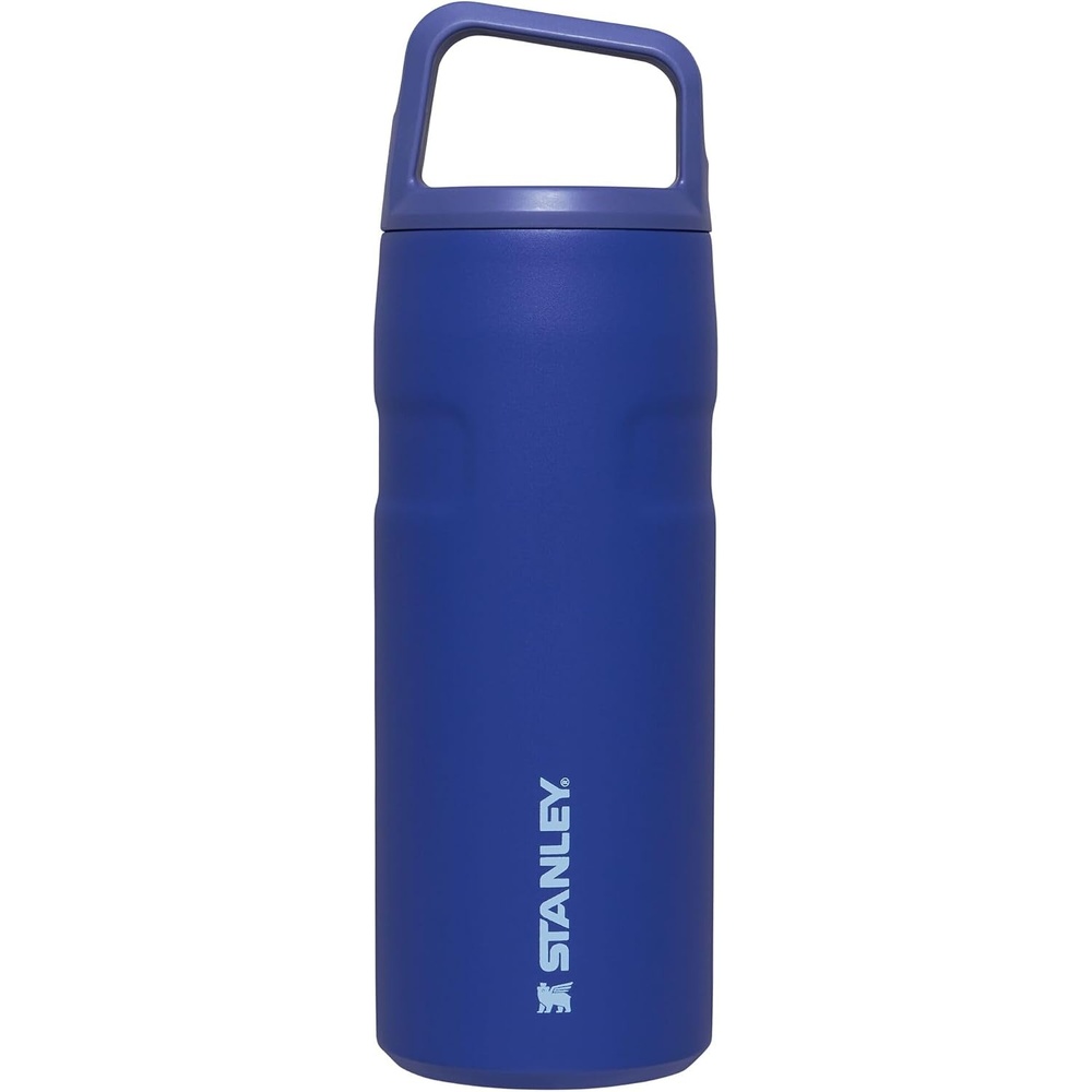 image:imageStanley IceFlow Cap and Carry Water Bottle Wide Mouth Twist Lid Lightweight amp Leakproof for Travel amp Sports Insulated Stainless Steel BPAFreeLapis