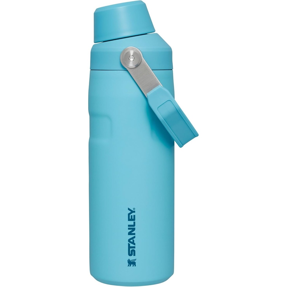 image:imageStanley IceFlow Fast Flow Water Bottle 24 oz Angled Spout Lid Lightweight and Leakproof for Travel and Sports Insulated Stainless Steel BPAFree TigerlilyPool