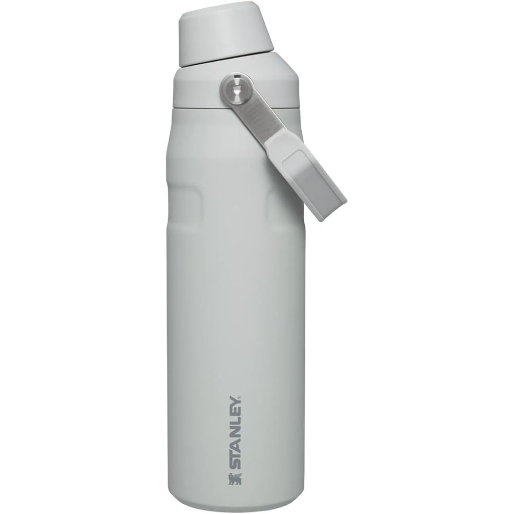 image:imageStanley IceFlow Fast Flow Water Bottle 24 oz  Angled Spout Lid  Lightweight and Leakproof for Travel and Sports  Insulated Stainless Steel  BPAFree  TigerlilyFog Glimmer