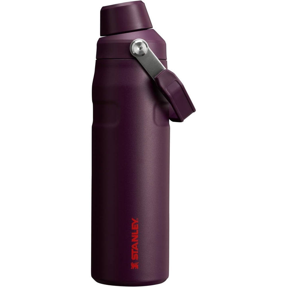 image:imageStanley IceFlow Fast Flow Water Bottle 24 oz Angled Spout Lid Lightweight and Leakproof for Travel and Sports Insulated Stainless Steel BPAFree TigerlilyPlum