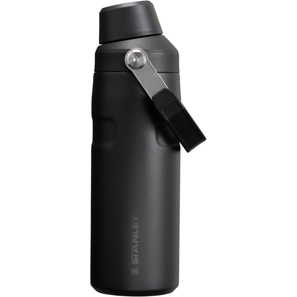 image:imageStanley IceFlow Fast Flow Water Bottle 24 oz Angled Spout Lid Lightweight and Leakproof for Travel and Sports Insulated Stainless Steel BPAFree TigerlilyBlack 20