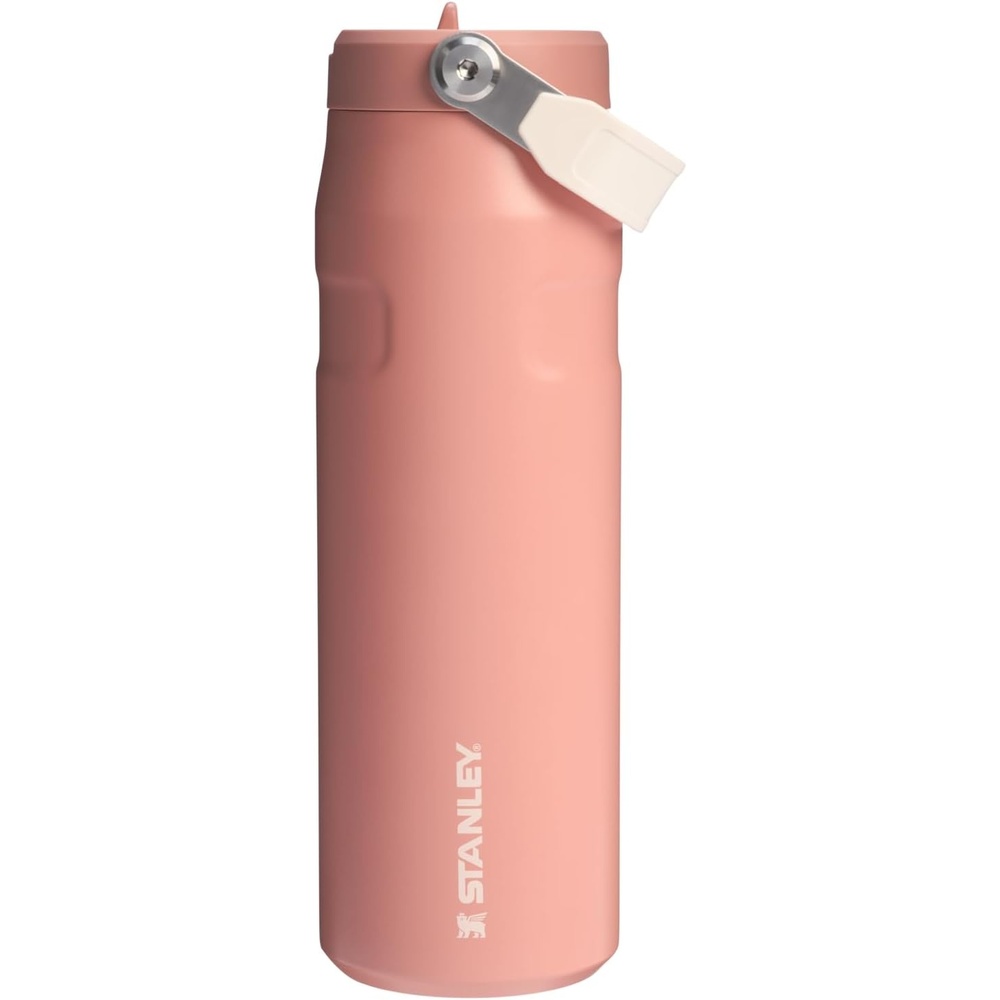 image:imageStanley IceFlow Flip Straw 20 Water Bottle 36 OZ BuiltIn Straw with Larger Opening Lightweight amp LeakResistant Insulated Stainless Steel BPAFree Tigerlily PlumExclusive Sienna