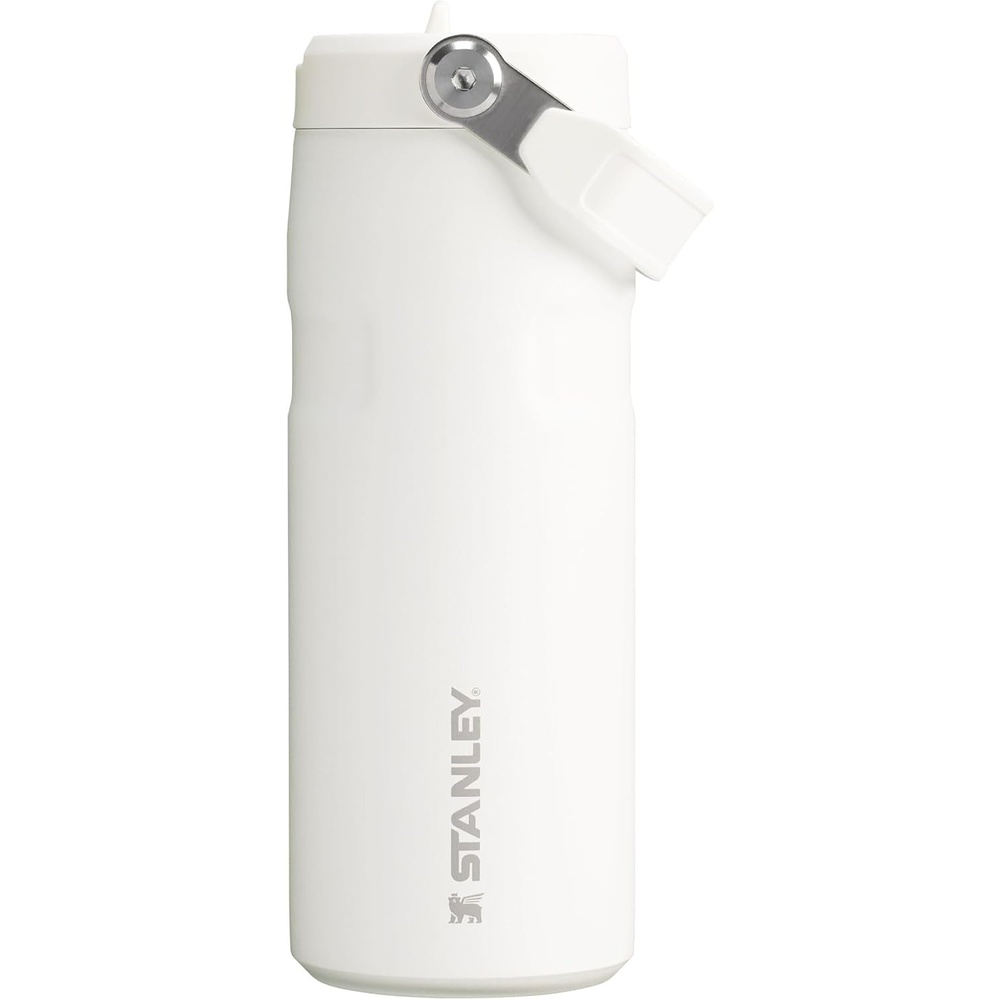 image:imageStanley IceFlow Flip Straw 20 Water Bottle 36 OZ BuiltIn Straw with Larger Opening Lightweight amp LeakResistant Insulated Stainless Steel BPAFree Tigerlily PlumFrost