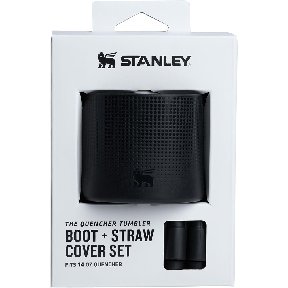 image:imageStanley Quencher Boot and Straw Cover Cap AntiSlip Silicone Protector for Tumbler with Handle Accessory Set for Stainless Steel Drinking Cup BPAFreeBlack 20