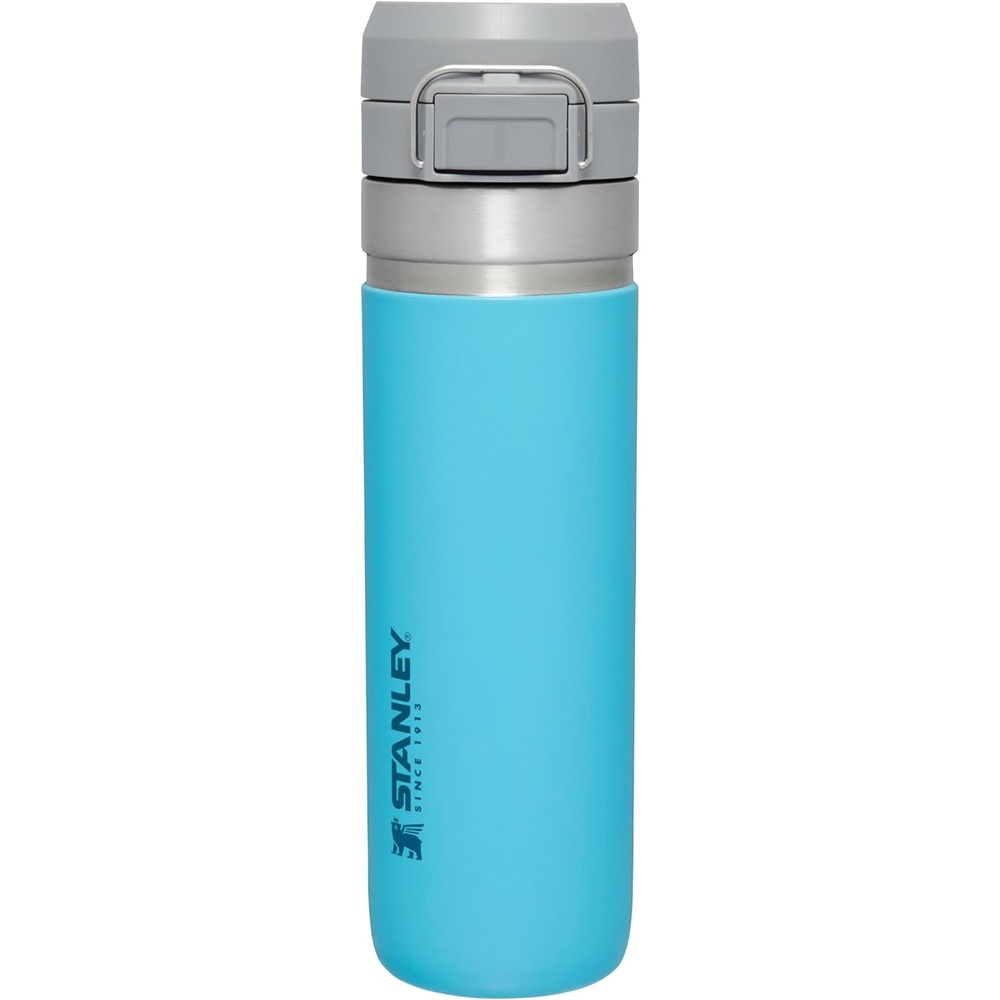 image:imageStanley Quick Flip GO Water Bottle 36 oz Push Button Lid Leakproof and Packable for Travel and Sports Insulated Stainless Steel BPAFree BlackPool