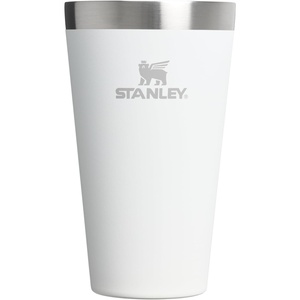 STANLEY Adventure Stacking Beer Pint Glass | Stackable Drinking Cup for Cold Beverages | Dishwasher Safe | Insulated Stainless Steel Tumbler | BPA-Free(Frost)