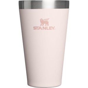 STANLEY Adventure Stacking Beer Pint Glass | Stackable Drinking Cup for Cold Beverages | Dishwasher Safe | Insulated Stainless Steel Tumbler | BPA-Free(Rose Quartz)