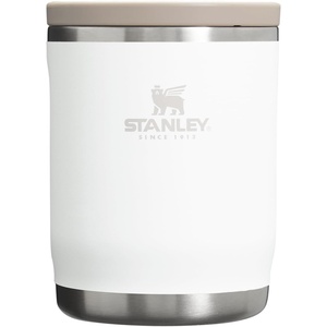 STANLEY Adventure To-Go Food Jar and Spork 24 oz | Vacuum Insulated Food Container | Wide Mouth Screw On Lid | Packable for Travel | Stainless Steel with Leakproof Lid | BPA-Free | Spring Green(Frost)