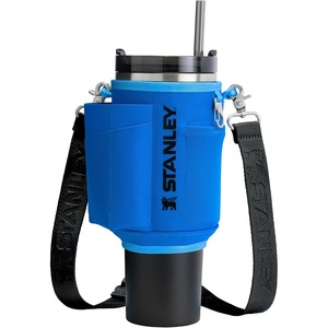 STANLEY All Day Quencher Carry All for 40 oz Tumbler with Handle | Crossbody Bag with Phone Holder Pocket, Card Sleeve & Detachable Strap | Water Bottle Carrier Bag | BPA-Free | Mist(Azure)