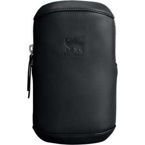 STANLEY Cross Bottle Essentials Case Max | Phone, Wallet, Keys Holder for Water Bottle | Faux Leather Accessory Pouch(Black)
