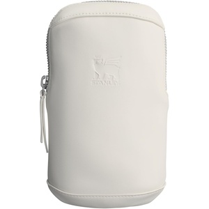 STANLEY Cross Bottle Essentials Case Max | Phone, Wallet, Keys Holder for Water Bottle | Faux Leather Accessory Pouch(Cream)