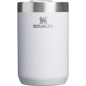 STANLEY Everyday Camp Cup 12 oz | Drink Through Lid | Cup for Coffee, Tea and Drinks | Insulated Stainless Steel | BPA-Free | Hammertone Green(Frost Sprinkle)
