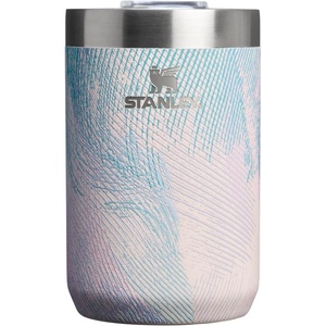 STANLEY Everyday Camp Cup 12 oz | Drink Through Lid | Cup for Coffee, Tea and Drinks | Insulated Stainless Steel | BPA-Free | Hammertone Green(Sea Glass Plume)