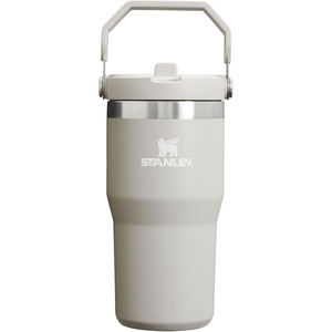 STANLEY IceFlow 2.0 Flip Straw Tumbler, 20 oz, Pomelo | Easy Carry Handle | Twist On Lid and Flip Up Straw | Leak Resistant Water Bottle | Insulated Stainless Steel | BPA-Free(Ash)