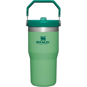 STANLEY IceFlow 2.0 Flip Straw Tumbler, 20 oz, Pomelo | Easy Carry Handle | Twist On Lid and Flip Up Straw | Leak Resistant Water Bottle | Insulated Stainless Steel | BPA-Free(Jade)