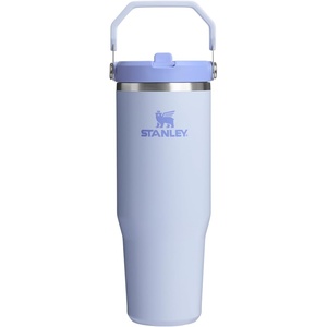 STANLEY IceFlow 2.0 Flip Straw Tumbler, 20 oz, Pomelo | Easy Carry Handle | Twist On Lid and Flip Up Straw | Leak Resistant Water Bottle | Insulated Stainless Steel | BPA-Free(Dew Drop)