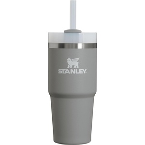 STANLEY Quencher H2.0 Flow State Tumbler, 20 oz, Lilac | Straw and 3-Position Lid | Cup Holder Compatible for Travel | Insulated Stainless Steel Cup | BPA-Free(Stone)