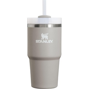STANLEY Quencher H2.0 Flow State Tumbler, 20 oz, Lilac | Straw and 3-Position Lid | Cup Holder Compatible for Travel | Insulated Stainless Steel Cup | BPA-Free(Ash)