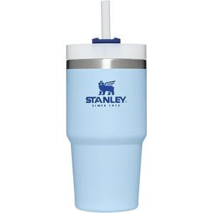STANLEY Quencher H2.0 Flow State Tumbler, 20 oz, Lilac | Straw and 3-Position Lid | Cup Holder Compatible for Travel | Insulated Stainless Steel Cup | BPA-Free(Cornflower)