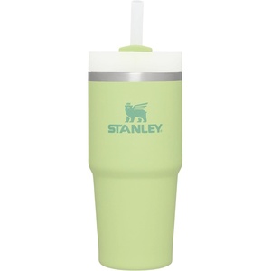 STANLEY Quencher H2.0 Flow State Tumbler, 20 oz, Lilac | Straw and 3-Position Lid | Cup Holder Compatible for Travel | Insulated Stainless Steel Cup | BPA-Free(Citron)