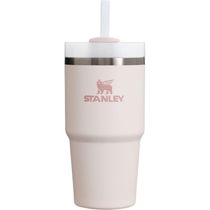 STANLEY Quencher H2.0 Flow State Tumbler, 20 oz, Lilac | Straw and 3-Position Lid | Cup Holder Compatible for Travel | Insulated Stainless Steel Cup | BPA-Free(Rose Quartz 2.0)