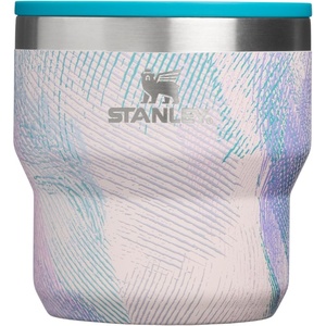 STANLEY Stay-Hot Stacking Camp Cup | Press In Drink Through Lid | Cup for Coffee, Tea and Drinks | Insulated Stainless Steel Coffee Mug | BPA-Free(Sea Glass Plume)