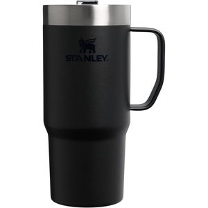 STANLEY The Everyday Suburban Mug | 24 oz | Drink Through Lid | Cup for Coffee, Tea and Drinks | Insulated Stainless Steel Coffee Mug | BPA-Free | Frost(Black 2.0)