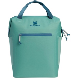 Stanley All Day Madeleine Backpack Soft Cooler 20 Can Cooler with Handle and Shoulder Straps Insulated Travel Bag with Zipper BPA-Free(Spring Green)