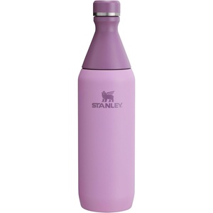 Stanley All Day Slim Bottle 20 oz | Twist On Lid with Leakproof Seal | Slim Design for Travel & Gym | Insulated Stainless Steel | BPA-Free | Daffodil Gloss(Lilac)