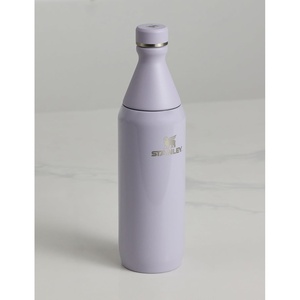 Stanley All Day Slim Bottle 20 oz | Twist On Lid with Leakproof Seal | Slim Design for Travel & Gym | Insulated Stainless Steel | BPA-Free | Daffodil Gloss(Purple Dust Gloss)