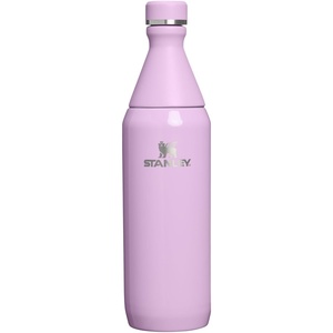 Stanley All Day Slim Bottle 20 oz | Twist On Lid with Leakproof Seal | Slim Design for Travel & Gym | Insulated Stainless Steel | BPA-Free | Daffodil Gloss(Soft Orchid Gloss)