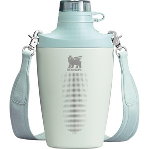 Stanley Cross Bottle 23 oz | Travel Water Bottle with Jacquard Strap | Leakproof Tritan Lid with Removable Straw | Insulated Stainless Steel | BPA-Free | Dried Pine(Mist)