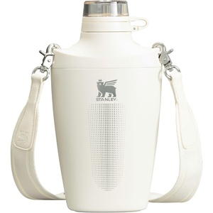 Stanley Cross Bottle 23 oz | Travel Water Bottle with Jacquard Strap | Leakproof Tritan Lid with Removable Straw | Insulated Stainless Steel | BPA-Free | Dried Pine(Cream)