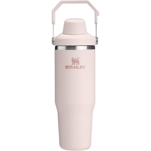 Stanley IceFlow 2.0 Fast Flow Tumbler with Handle 40 oz | Twist On Angled Spout Lid | Leakproof Water Bottle | Insulated Stainless Steel | BPA-Free | Lilac(Rose Quartz)