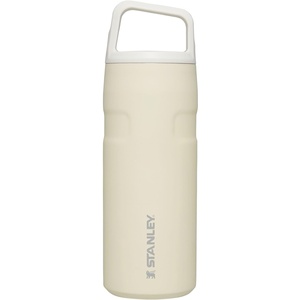 Stanley IceFlow Cap and Carry Water Bottle | Wide Mouth Twist Lid | Lightweight & Leakproof for Travel & Sports | Insulated Stainless Steel | BPA-Free(Cream Glimmer)