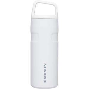 Stanley IceFlow Cap and Carry Water Bottle | Wide Mouth Twist Lid | Lightweight & Leakproof for Travel & Sports | Insulated Stainless Steel | BPA-Free(Polar)