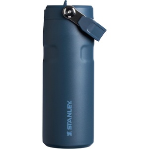 Stanley IceFlow Flip Straw 2.0 Water Bottle 36 OZ | Built-In Straw with Larger Opening | Lightweight & Leak-Resistant | Insulated Stainless Steel | BPA-Free | Tigerlily Plum(Navy)