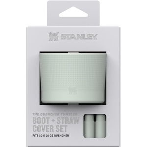 Stanley Quencher Boot and Straw Cover Cap | Anti-Slip Silicone Protector for Tumbler with Handle | Accessory Set for Stainless Steel Drinking Cup | BPA-Free(Mist)