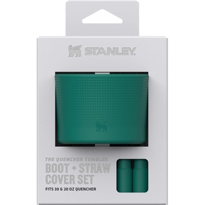 Stanley Quencher Boot and Straw Cover Cap | Anti-Slip Silicone Protector for Tumbler with Handle | Accessory Set for Stainless Steel Drinking Cup | BPA-Free(Alpine)