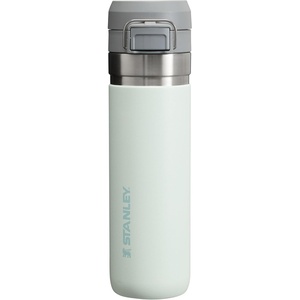 Stanley Quick Flip GO Water Bottle 24 oz | Push Button Lid | Leakproof and Packable for Travel and Sports | Insulated Stainless Steel | BPA-Free | Mist(24 Ounces)