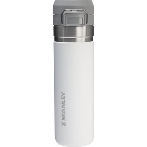 Stanley Quick Flip GO Water Bottle 36 oz | Push Button Lid | Leakproof and Packable for Travel and Sports | Insulated Stainless Steel | BPA-Free | Black(Frost)