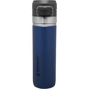 Stanley Quick Flip GO Water Bottle 36 oz | Push Button Lid | Leakproof and Packable for Travel and Sports | Insulated Stainless Steel | BPA-Free | Black(Tungsten)