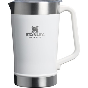 Stanley Stay-Chill Pitcher 64 oz | Cold Water, Beer, and Drink Pitcher with Lid | Large Capacity Durable Beverage Container with Handle | Insulated Stainless Steel | BPA-Free(Frost)