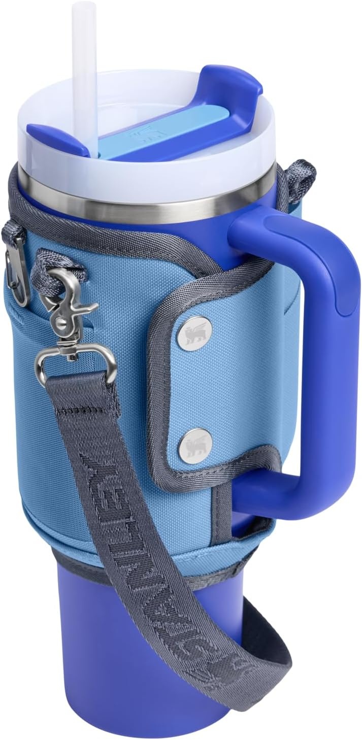 image:imageSTANLEY All Day Quencher Carry All for 40 oz Tumbler with Handle Crossbody Bag with Phone Holder Pocket Card Sleeve amp Detachable Strap Water Bottle Carrier Bag BPAFree Blue Sky