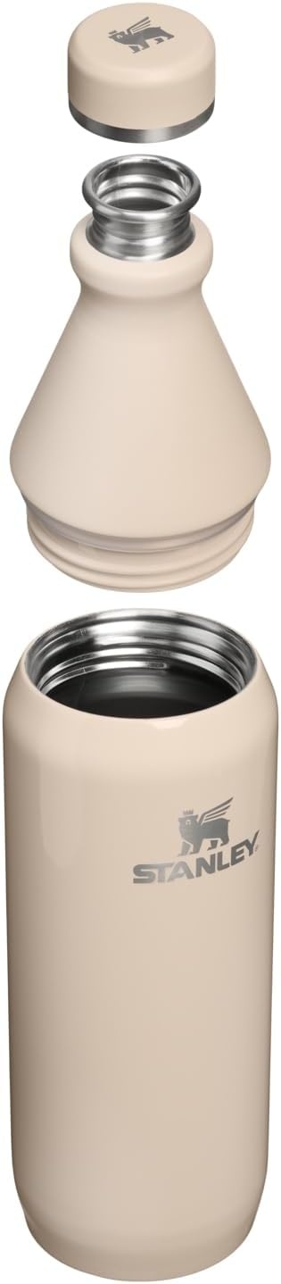 image:imageSTANLEY All Day Slim Bottle 20 oz Twist On Lid with Leakproof Seal Slim Design for Travel amp Gym Insulated Stainless Steel BPAFree Champagne Gloss
