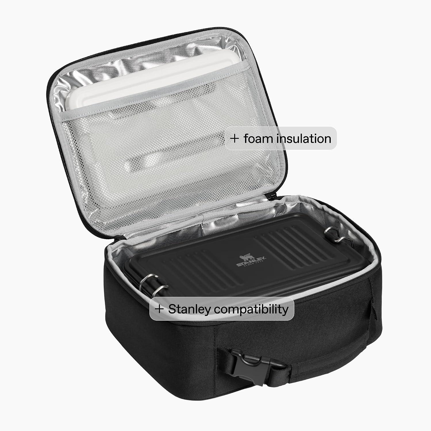 image:imageSTANLEY Assembly Lunch Box 35L Insulated Lunch Bag Dark BlossomDark Navy